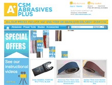 Tablet Screenshot of abrasivesplus.com